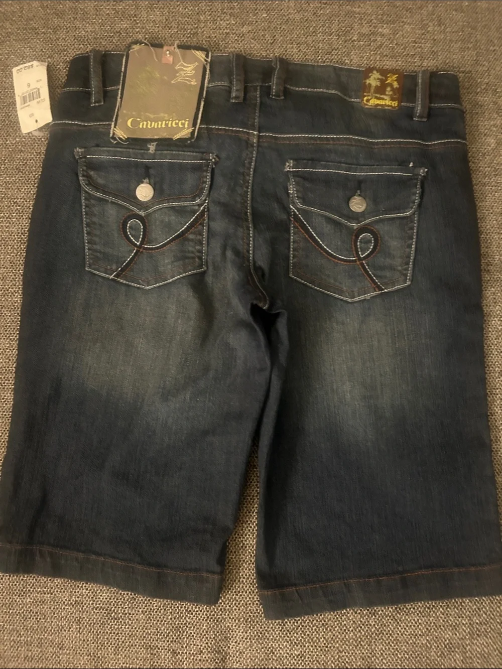 Z Cavaricci long denim shorts NWT